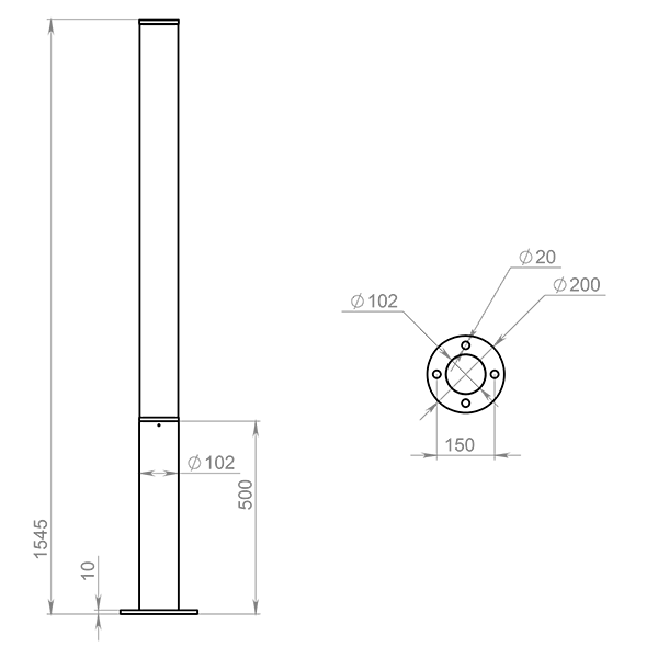 LEDALL-RS-SL-E-UNO-50W-1500