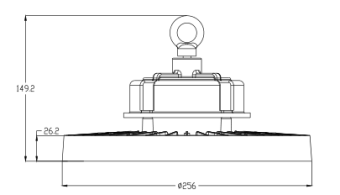LEDALL-RS-SL-UFO-A-100W-90
